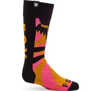 FOX 180 Kairos Calcetines de motocross para jóvenes, negro-naranja, tamaño S