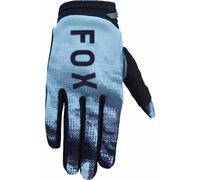 FOX 180 Kairos Guantes de motocross para jóvenes, negro-azul, tamaño S