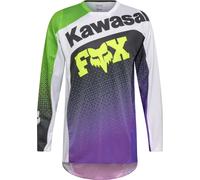 FOX 180 Kawasaki Camiseta MX Morado/Blanco M hombres lila