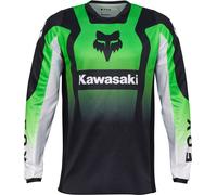 FOX 180 Kawasaki Maillot de motocross, verde, tamaño L para Hombres