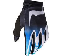 FOX 180 Kozmik Guantes de motocross, Negro/Blanco, Talla 2XL