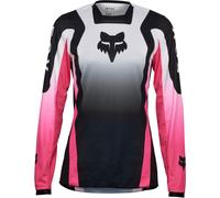 FOX 180 Lean Maillot de motocross para mujer, negro-rosa, tamaño L