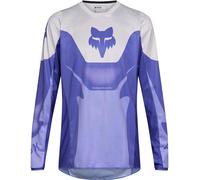 FOX 180 Noble Maillot de motocross, blanco-lila, tamaño S para Hombres