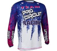 FOX 180 Pro Circuit Maillot de Motocross, lila, tamaño S para Hombres