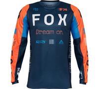 FOX 180 Race Spec Motocross Jersey, azul-naranja, tamaño S para Hombres