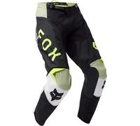 FOX 180 Race Spec Motocross Pantalón, negro-blanco-verde, tamaño 30 para Hombres