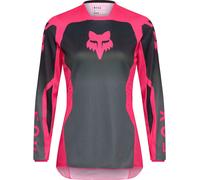 FOX 180 Shield Maillot de motocross para mujer, negro-rosa, tamaño L