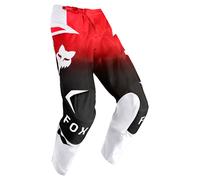 FOX 180 Shield Pantalón de cross Rojo/Blanco 30 hombres