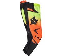FOX 180 Shield Pantalones de motocross para jóvenes, negro/naranja, Talla 24