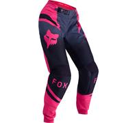 FOX 180 Shield Pantalones de motocross para mujer, negro/rosa, Talla 16