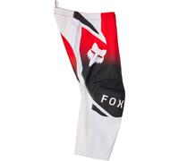 FOX 180 Shield Pantalones de motocross para niños, negro-blanco-rojo, tamaño XS 28