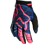 FOX 180 Skew Guantes de Motocross para Damas, azul, tamaño XL para Mujer