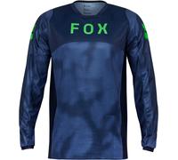 FOX 180 Taunt Maillot de motocross, azul, tamaño L para Hombres