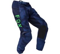 FOX 180 Taunt Pantalones de motocross, azul oscuro, Talla 32