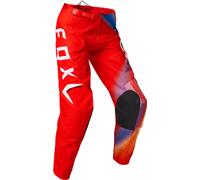 FOX 180 Toxsyk Pantalones de motocross, rojo, tamaño 26 para Hombres