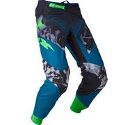 FOX 360 Dkay Pantalones de motocross, azul, tamaño 28 para Hombres