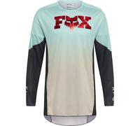 FOX 360 Drip Maillot de motocross, negro/azul claro, Talla M