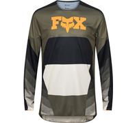 FOX 360 Fade Maillot de motocross, negro-marrón, tamaño XL para Hombres