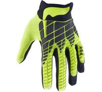 FOX 360 Guantes de motocross, amarillo, Talla M