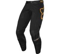 Fox 360 Merz Pantalones de Motocross, negro-naranja, tamaño 28 para Hombres