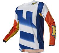 FOX 360 Rkane Maillot de Motocross, azul-naranja, tamaño 2XL para Hombres