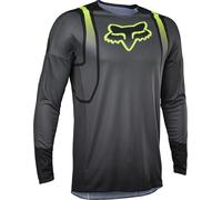 FOX 360 Vizen Maillot de Motocross, negro-amarillo, tamaño L para Hombres