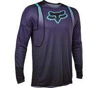 FOX 360 Vizen Maillot de Motocross, negro-lila, tamaño S para Hombres
