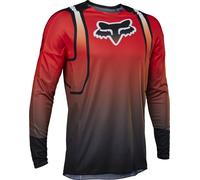 FOX 360 Vizen Maillot de Motocross, negro-rojo, tamaño S para Hombres