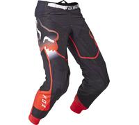 FOX 360 Vizen Pantalones de motocross, negro/rojo, Talla 28