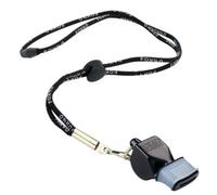 Fox 40 Clásico CMG - Silbato Oficial con cordón para Romper (Negro)