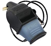 Fox 40 Sonik Blast CMG silbato de oficial, Black-with lnyd