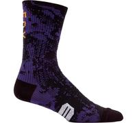 FOX 8" Ranger Sock - Hombre - Violeta / Negro - talla S/M- modelo 2025