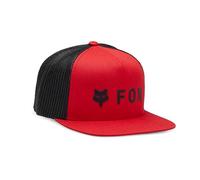 FOX Absolute Mesh Gorra Snapback, rojo/negro, Talla única