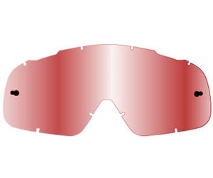 FOX Airspace / Main MX20 Chrome Lexan Mirrored Lente de repuesto, rojo, Talla única