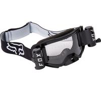 FOX Airspace Stray Roll-Off/Tear-Off Conjunto de gafas de motocross, negro para Hombres