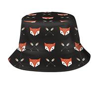 Fox and Arrows Bucket Hat Fashion Sun Cap Packable Outdoor Fisherman Hat para Mujeres y Hombres Teens Beach Caps Gorra de Pesca