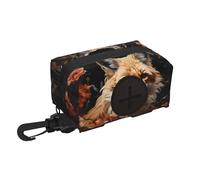Fox and Flowers - Bolsa de basura de viaje para mascotas, esencial para senderismo o camping en el campo. Garantiza una experiencia agradable