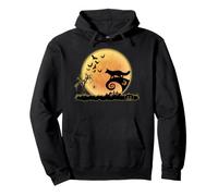 Fox and Moon Scary Animals Funny Halloween Costume Sudadera con Capucha