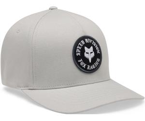 FOX Badge Tapa Flexfit, Gris claro, Talla S/M