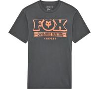FOX Banner Premium Camiseta, gris-naranja, tamaño M para Hombres