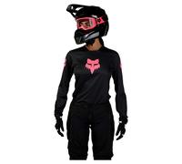 Fox Racing Camiseta técnica 180 Blackout para Mujer, Negro, M