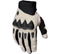 FOX Bomber Guantes perforados de Motocross, beige/negro, Talla XL