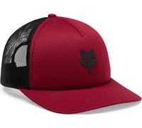 FOX Boundary Gorra de camionero femenino, negro-rojo para Mujer