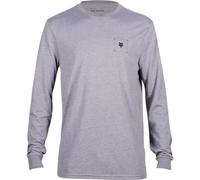 Fox Boxed Future Tech-Camiseta de Manga Larga para Hombre, Heather Graphite, Extra-Large
