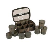 Fox Camolite Anzuelo Cebo Estuche 8 Olla / Pesca de Carpa Equipaje