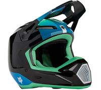 FOX Cascos V1 Ballast Black / Blue 2024 2XL