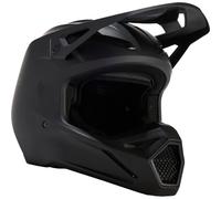 FOX V1 Matte Black 2023 Casco de motocross juvenil, negro, tamaño M