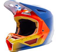 FOX Cascos V2 Rkane Orange / Blue 2022 XXL