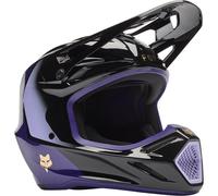 FOX Cascos V3 Drip Black / Purple 2026 XL
