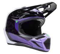 FOX Cascos V3 RS Grid Black / Purple 2025 XS